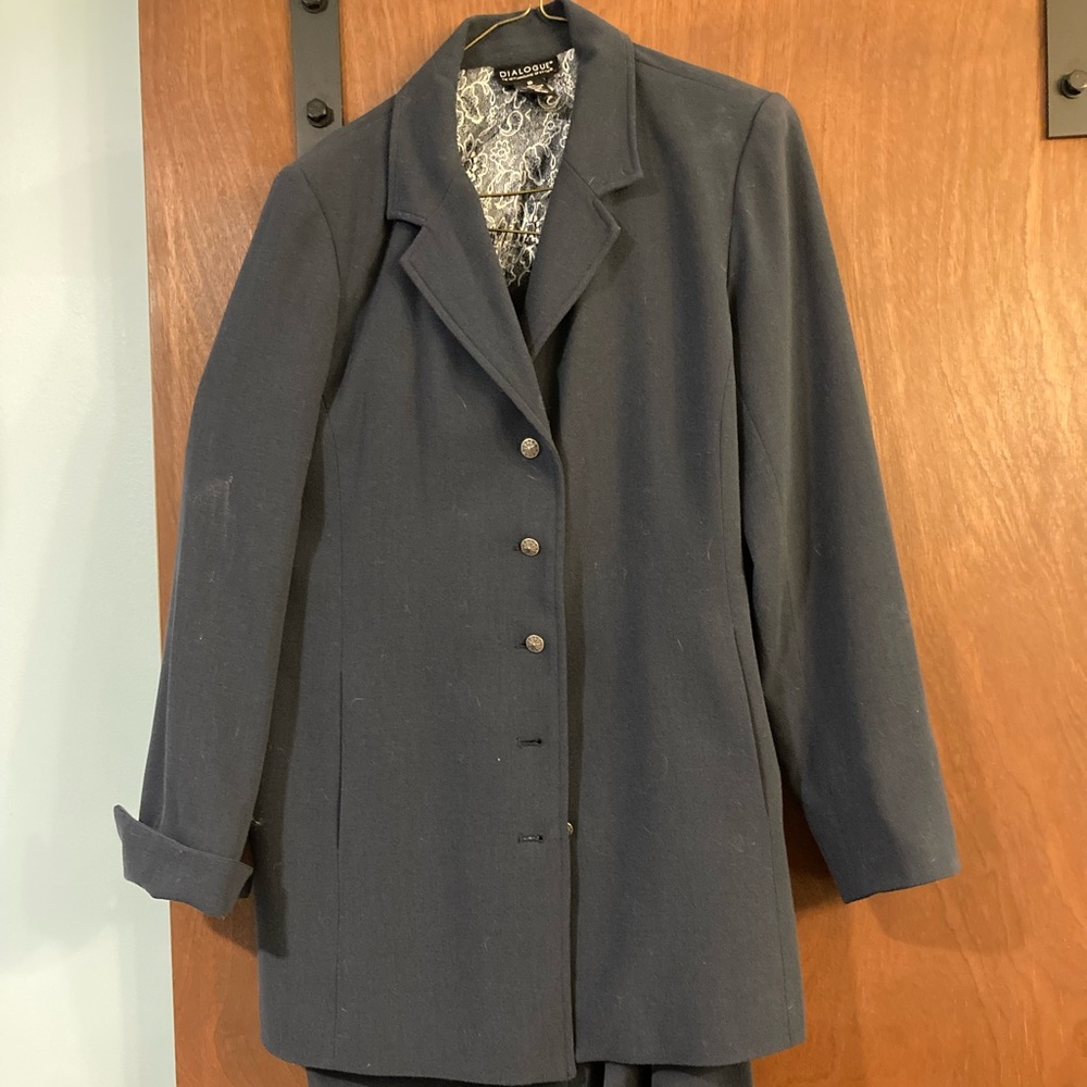 Women’s Blue Gray Pantsuit